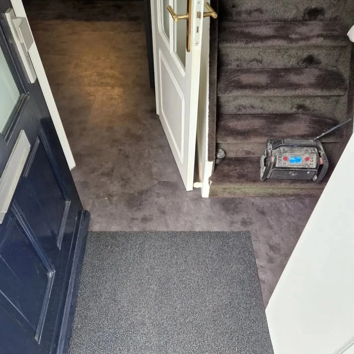 Click PVC tegelvloer gelegd te Heeze